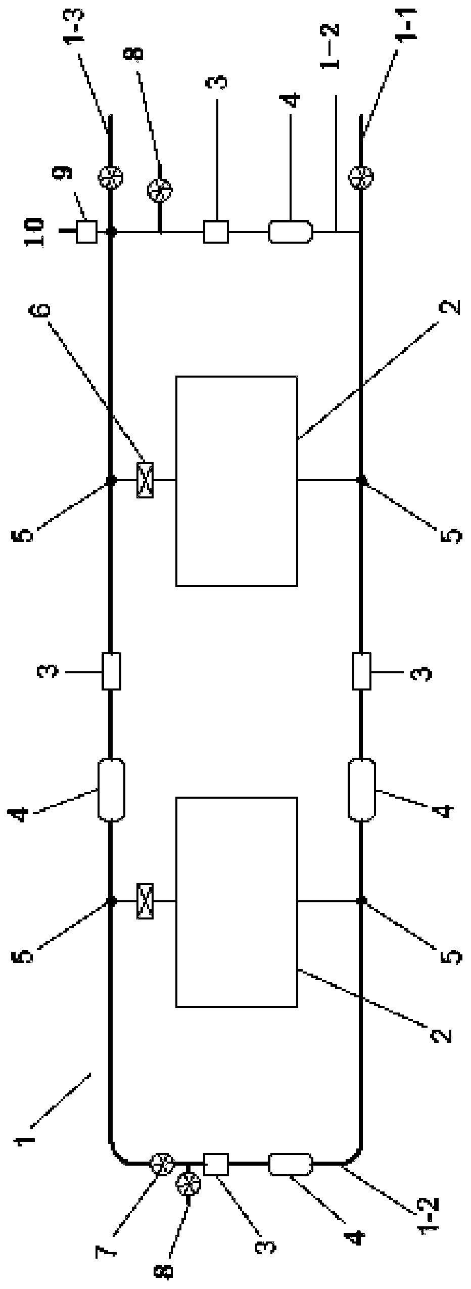 Water-cooling and water-heating system of pasture