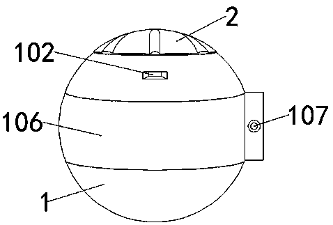 Self-expansion inflatable supporting type drowning rescue equipment