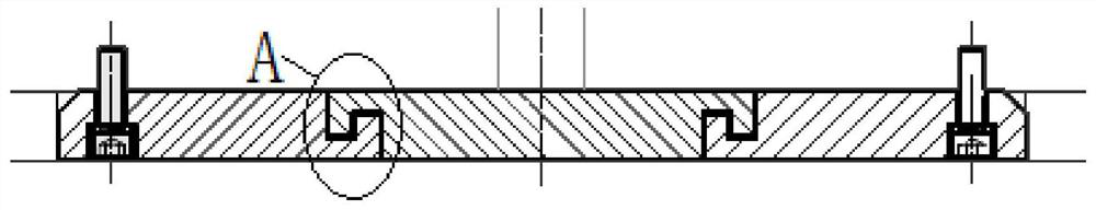 Active pressure applying type gapless sliding block expansion joint device for suspension type monorail track beam