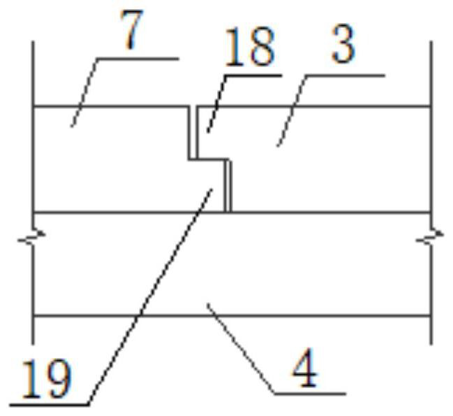 Active pressure applying type gapless sliding block expansion joint device for suspension type monorail track beam