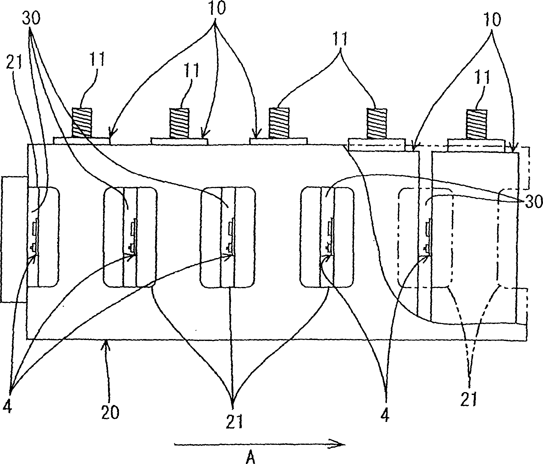 Combined battery device