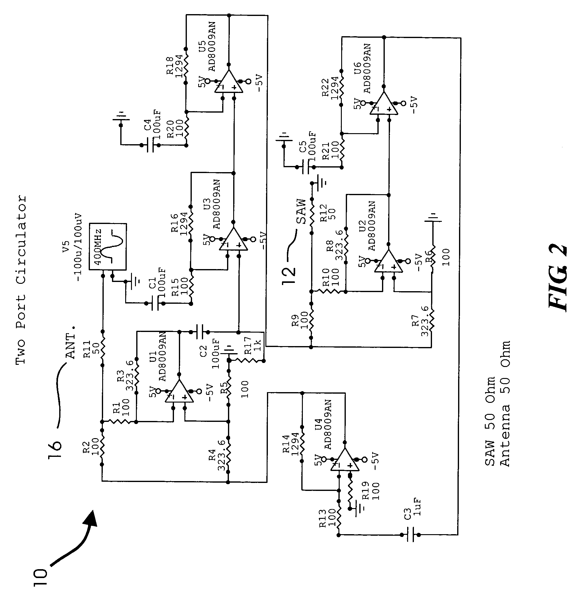 Apparatus and method for boosting signals from a signal-generating or modifying device