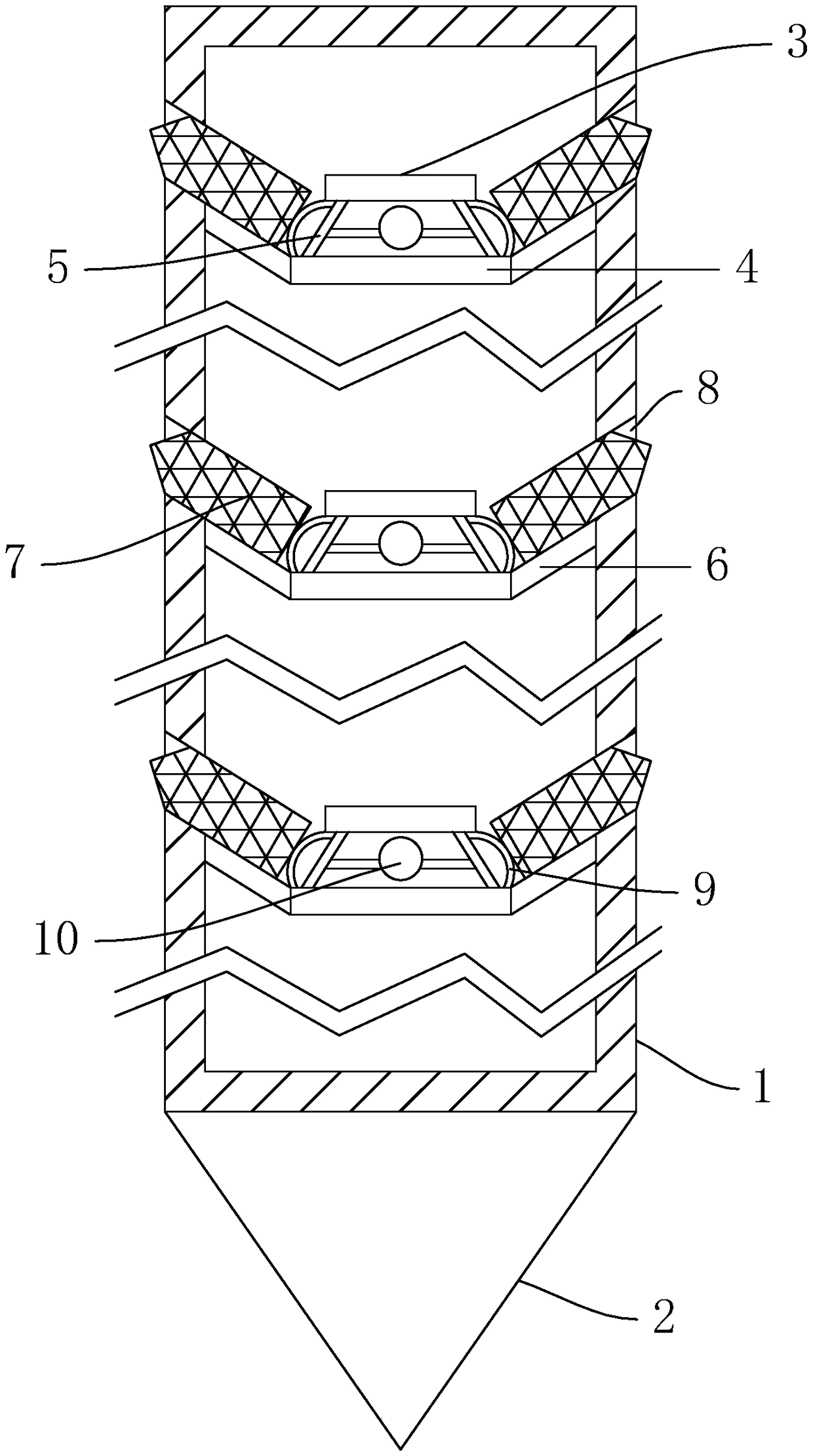 Temperature control type anchor rod