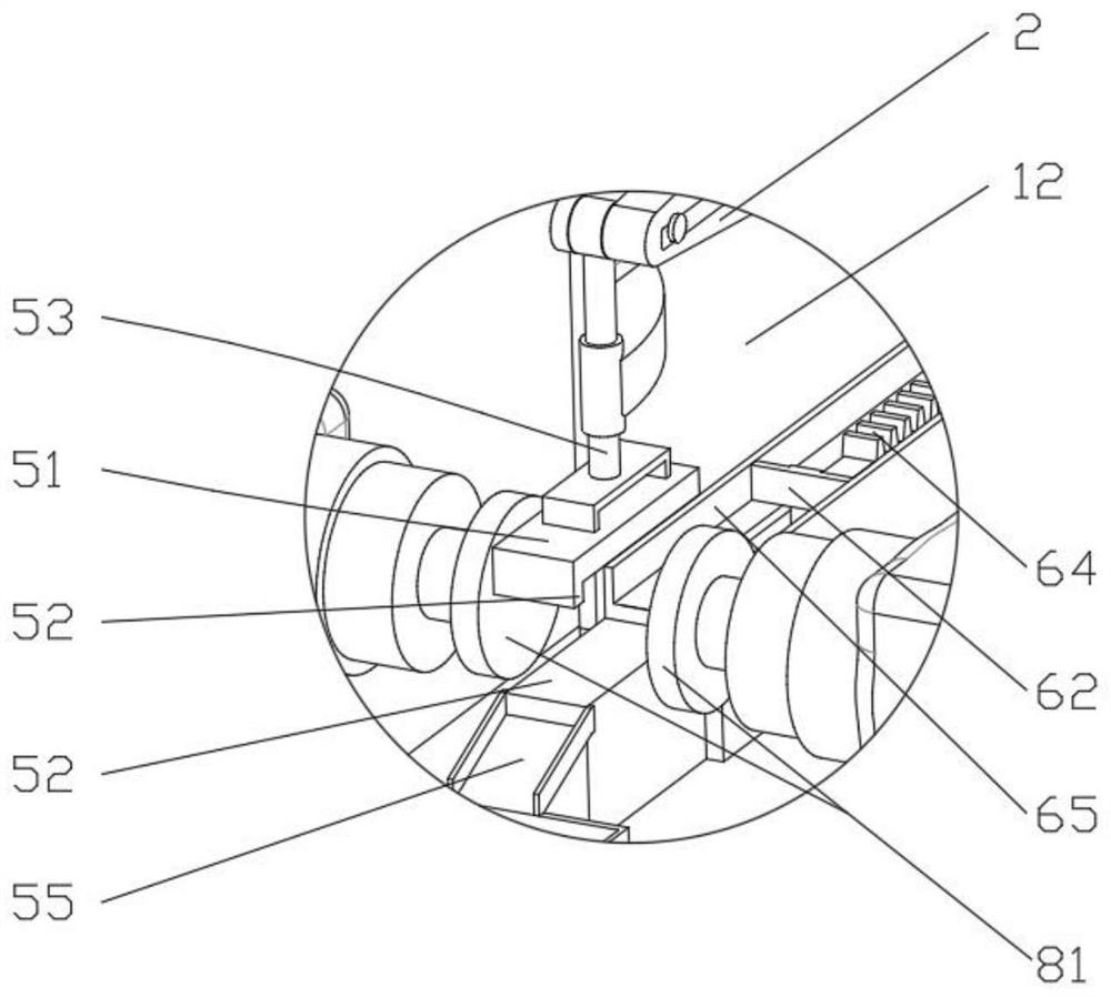 One kind of connecting rod cover double -end surface processing automatic material clothing