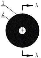 Round-ball-shaped diatomite light-weight through hole porcelain granule with air purification function