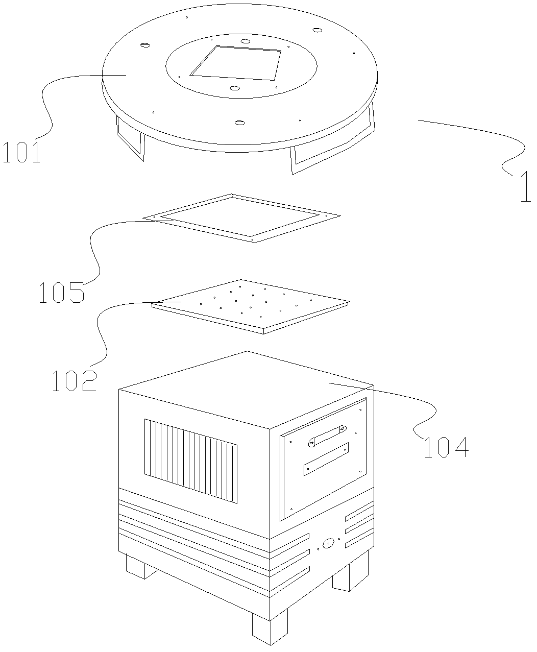 LED (light emitting diode) service life test system and test method thereof