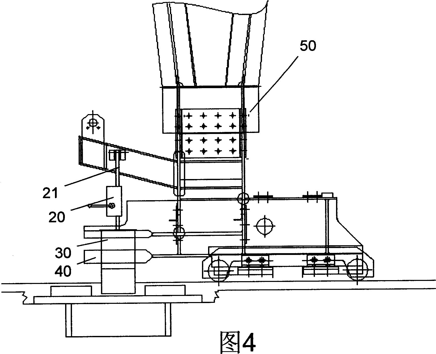 Transmission type anchoring device
