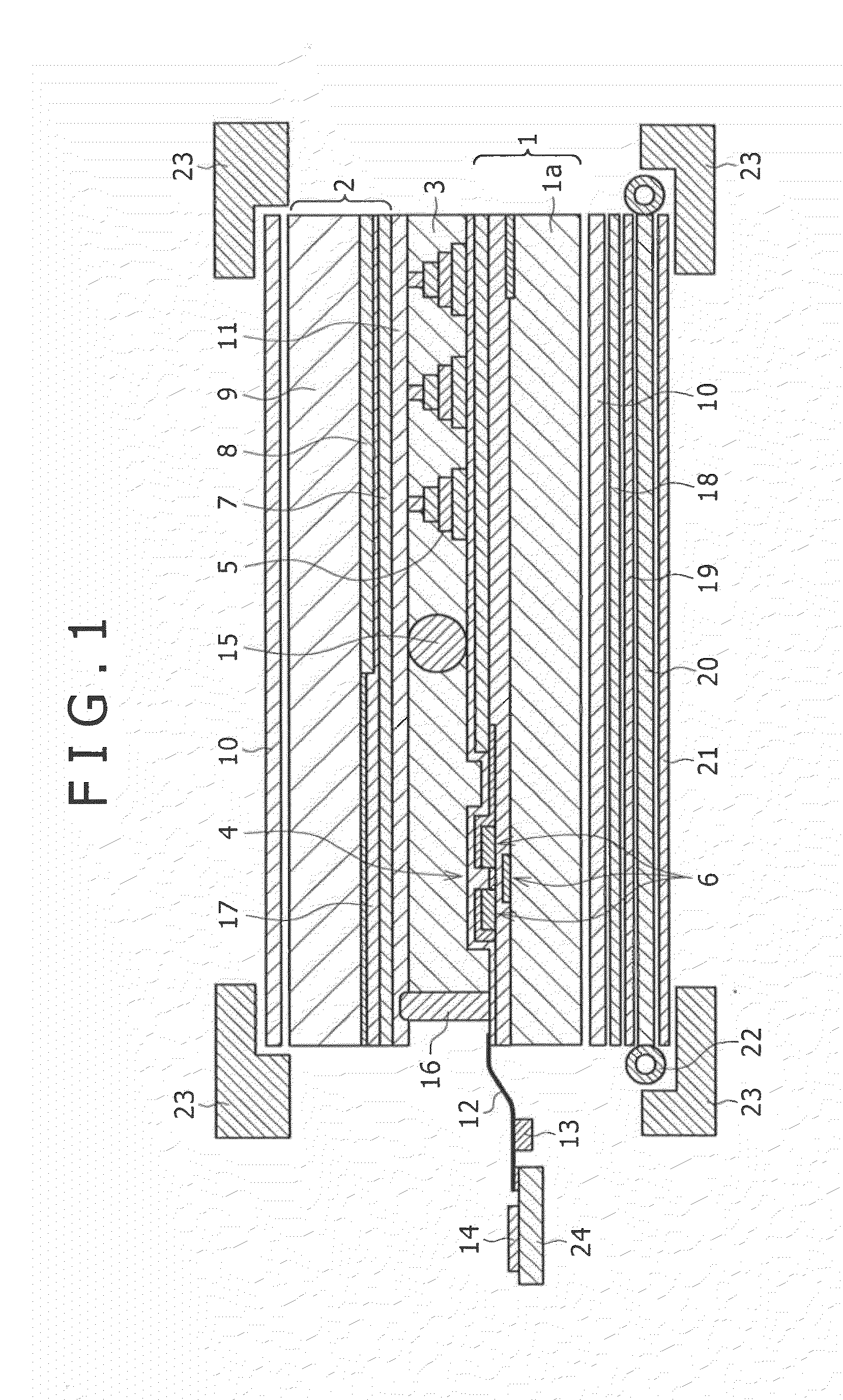 Electrode of aluminum-alloy film with low contact resistance, method for production thereof, and display unit