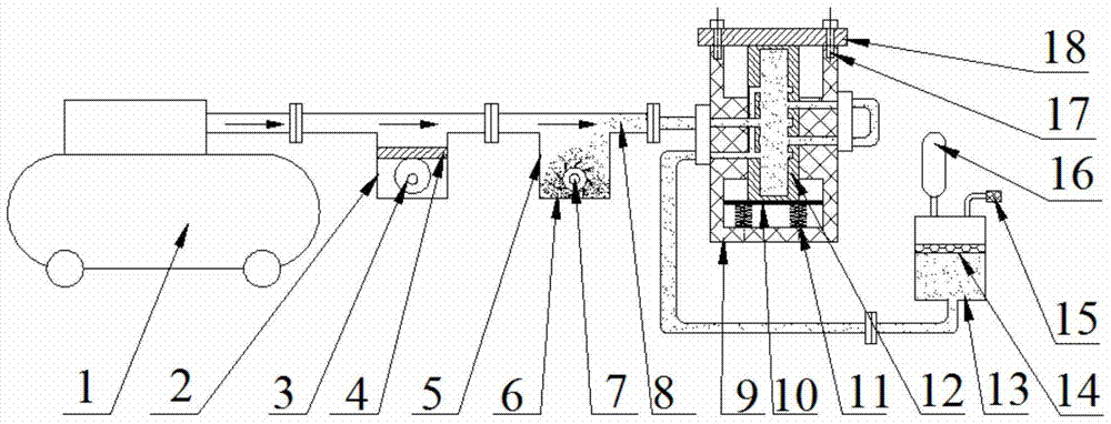 Valve sleeve contact surface gas-solid mixed fluid grinding and polishing device and method