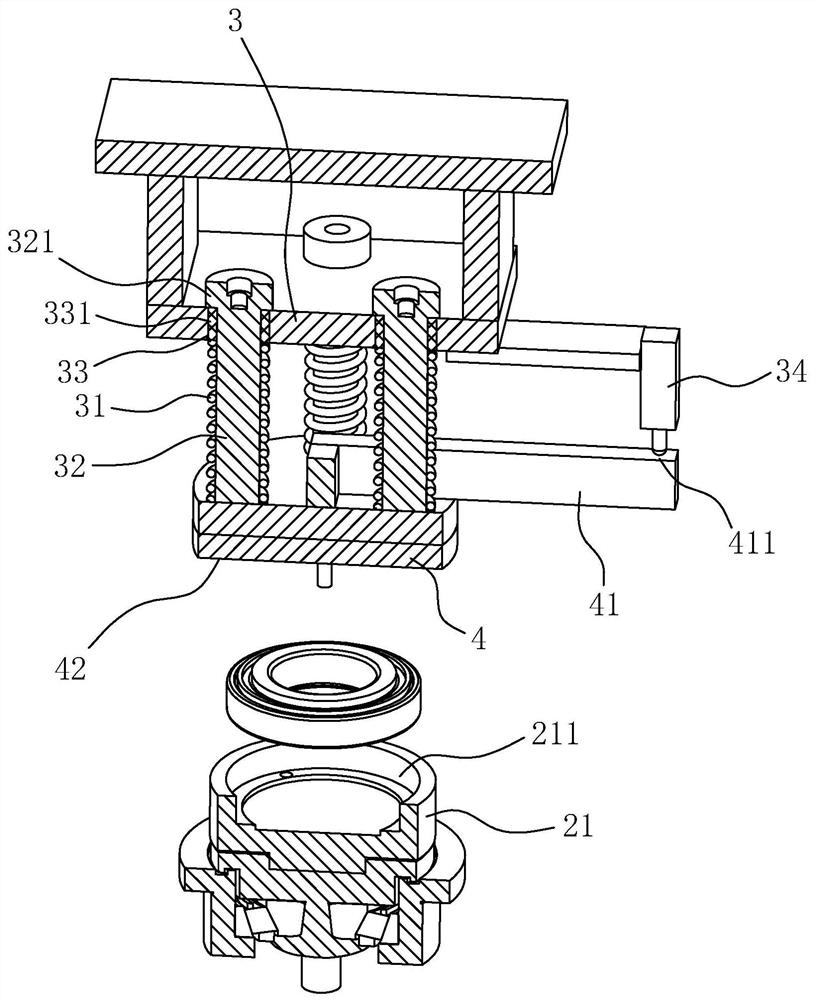 A kind of bearing defect detection equipment