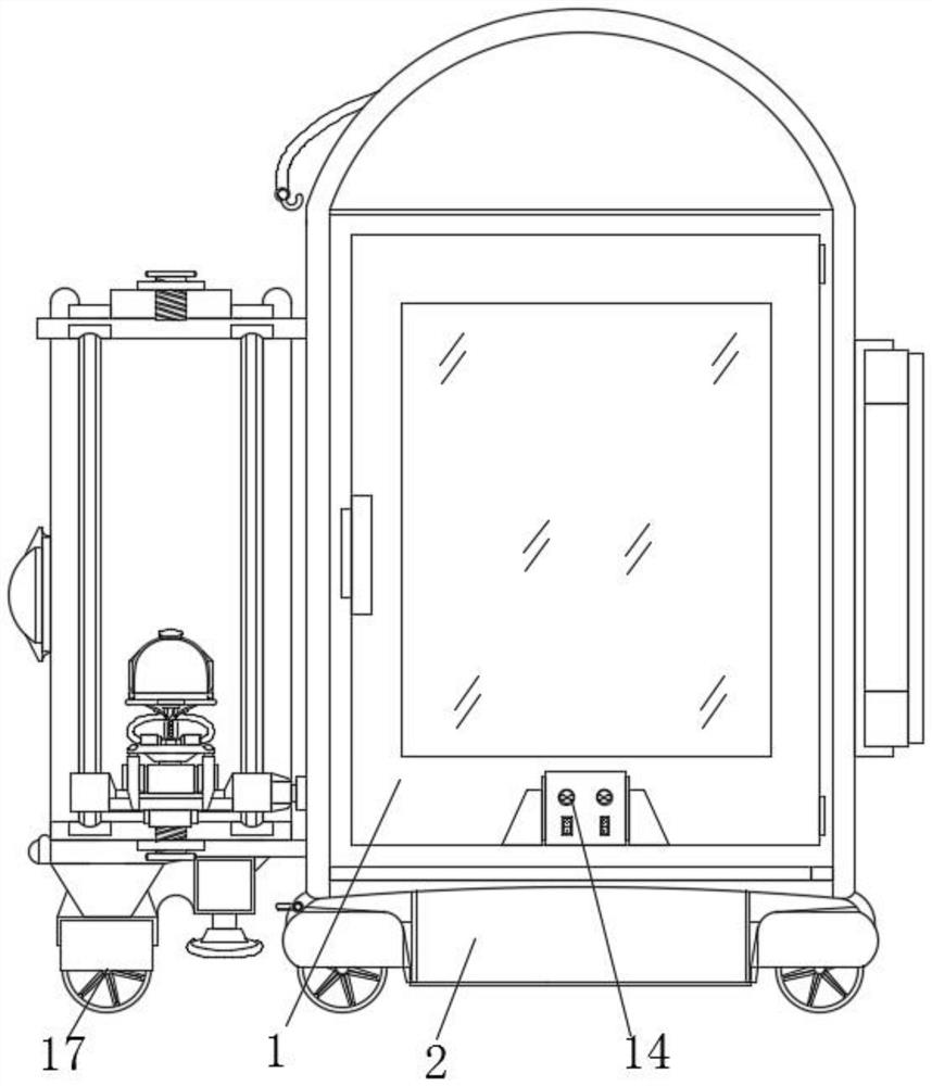 Stably-placed can bottom code spraying detection machine for food processing