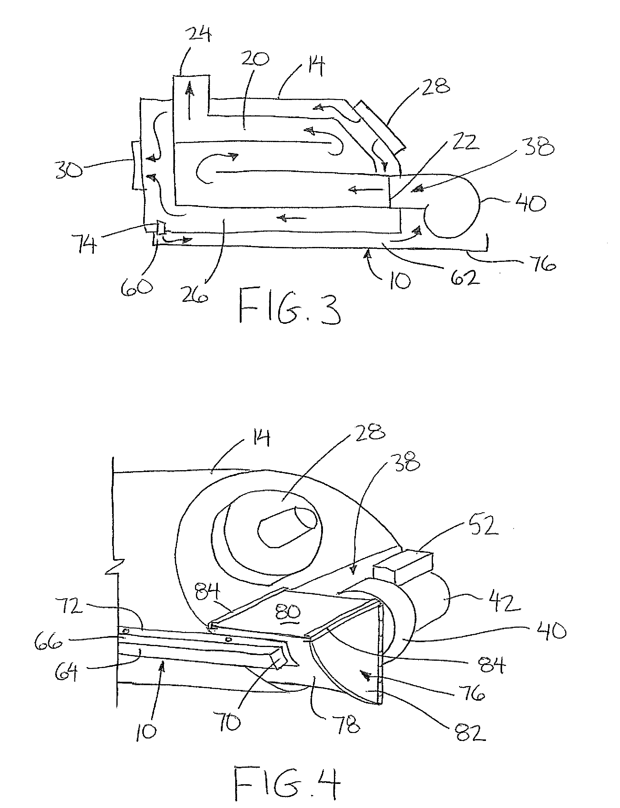 Auxiliary Heating Duct for an Indirect Fired Heater