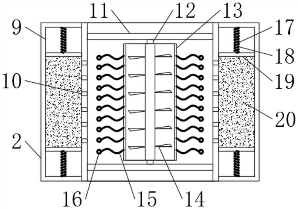 Filtering pipeline connecting accessory for oily wastewater adsorption and using method