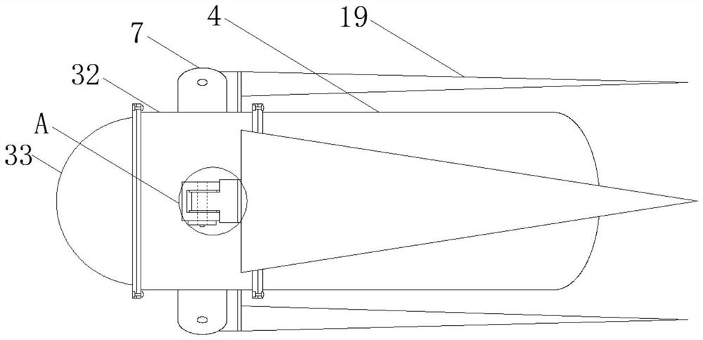 A typhoon-resistant marine wind power generation platform with foldable blades