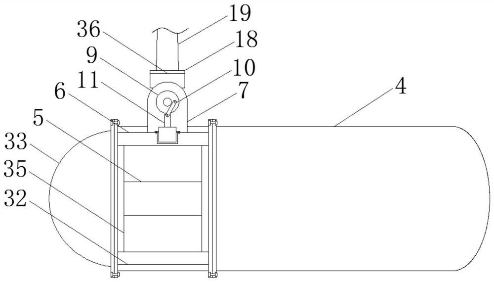 A typhoon-resistant marine wind power generation platform with foldable blades