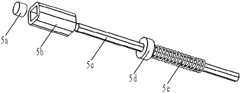 Circular disc guide rail slide block type mounting tool for split nested type one-sided bolt fastener