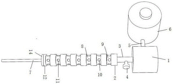 Anti-collapse device for underground cable channels in buildings