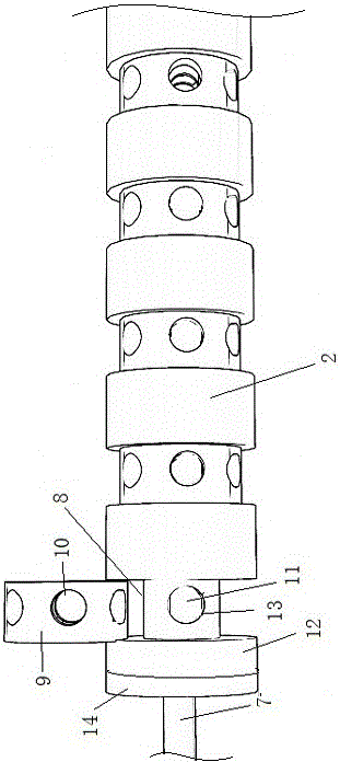 Anti-collapse device for underground cable channels in buildings