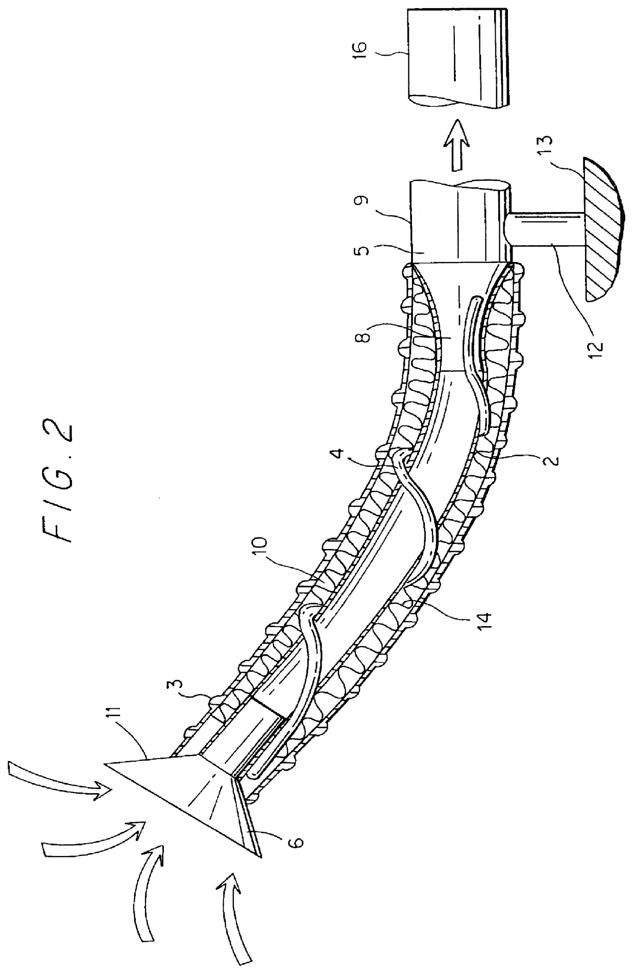 Flexible tube device
