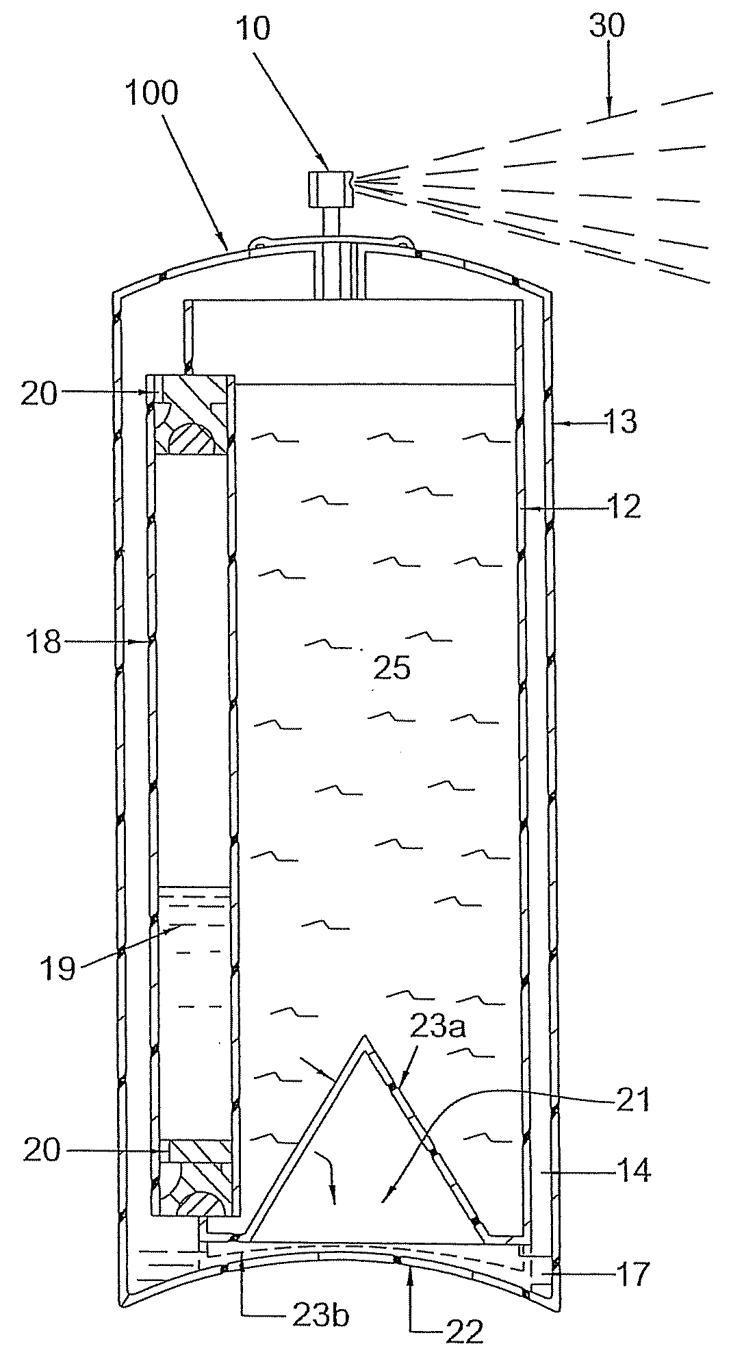 Continuous spray scalp therapy and dispensing systems for same