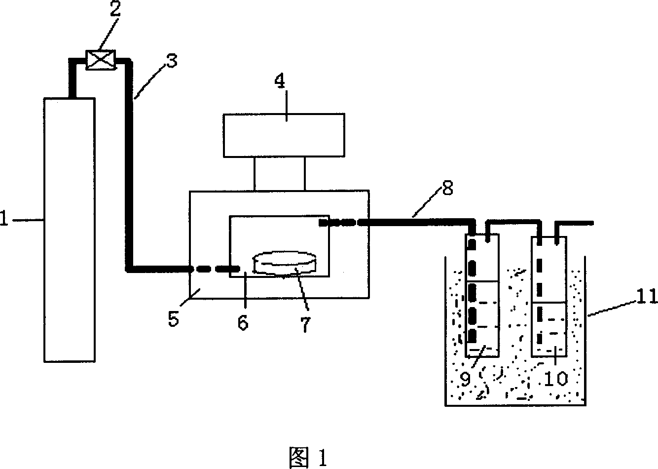 Device for carbonization and cracking at high temperature and the pyrolysis method