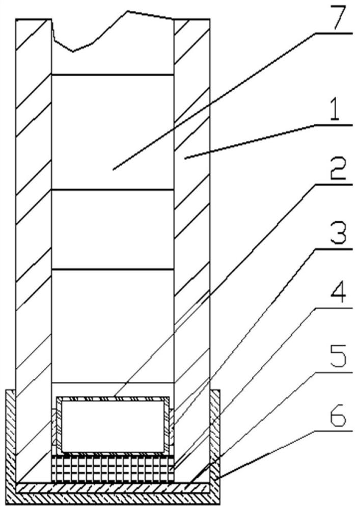Negative-pressure hollow glass, manufacturing method and application