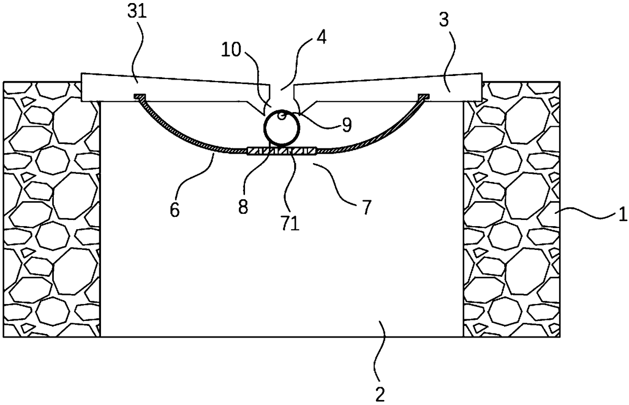 Self-dredging type deodorant well lid