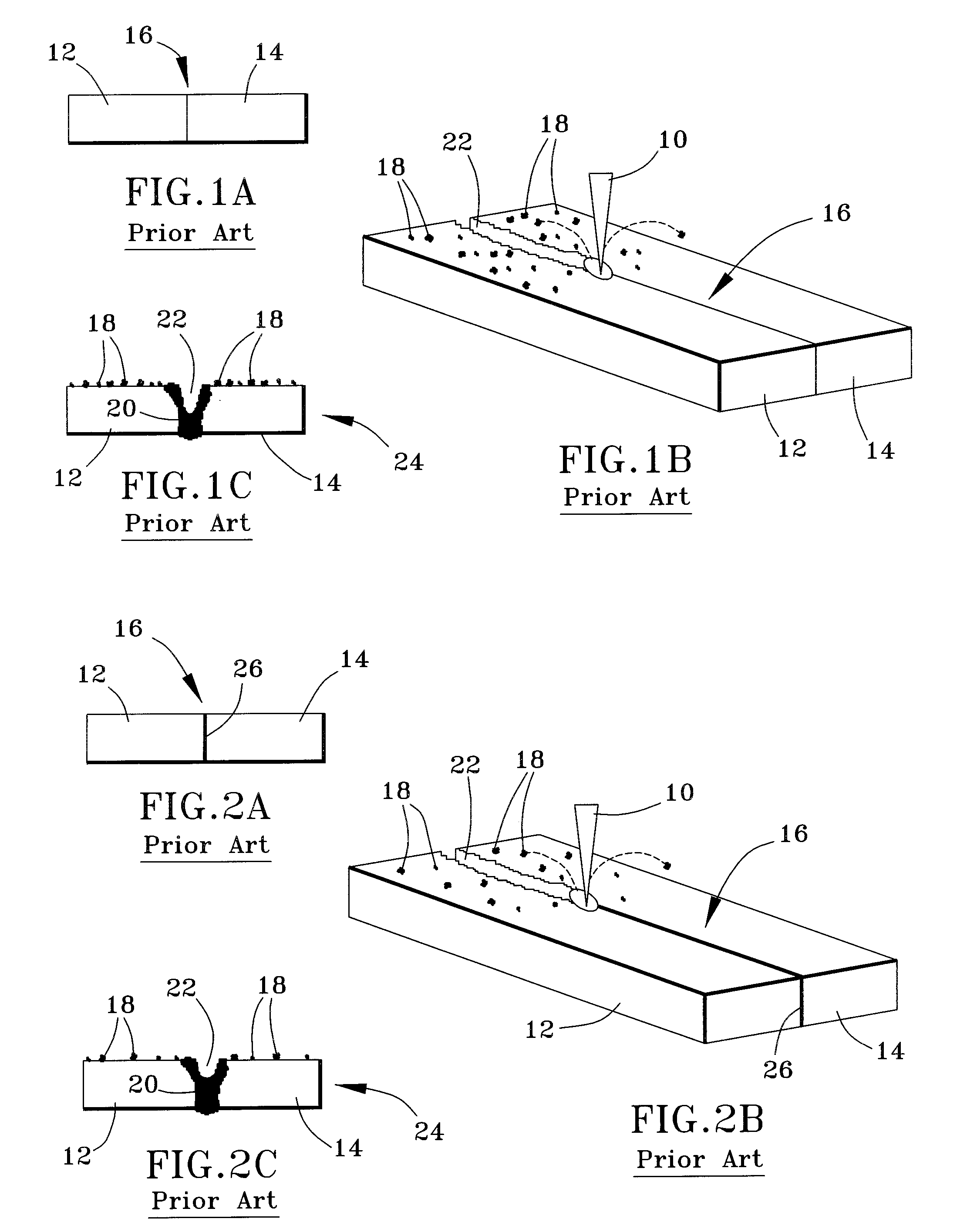 High-powered laser beam welding and assembly therefor