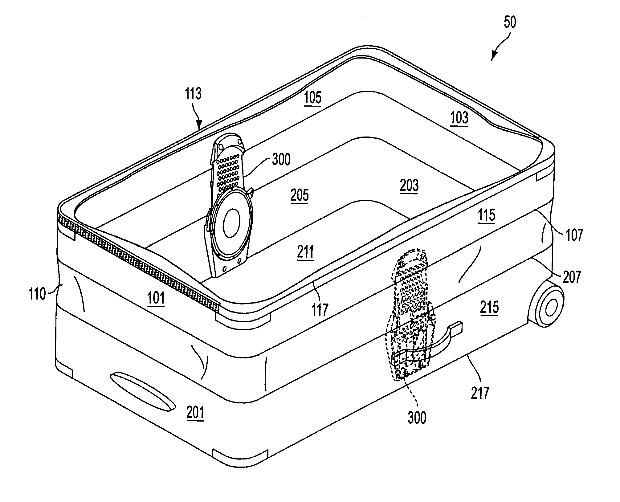 Expandable luggage and expansion mechanism