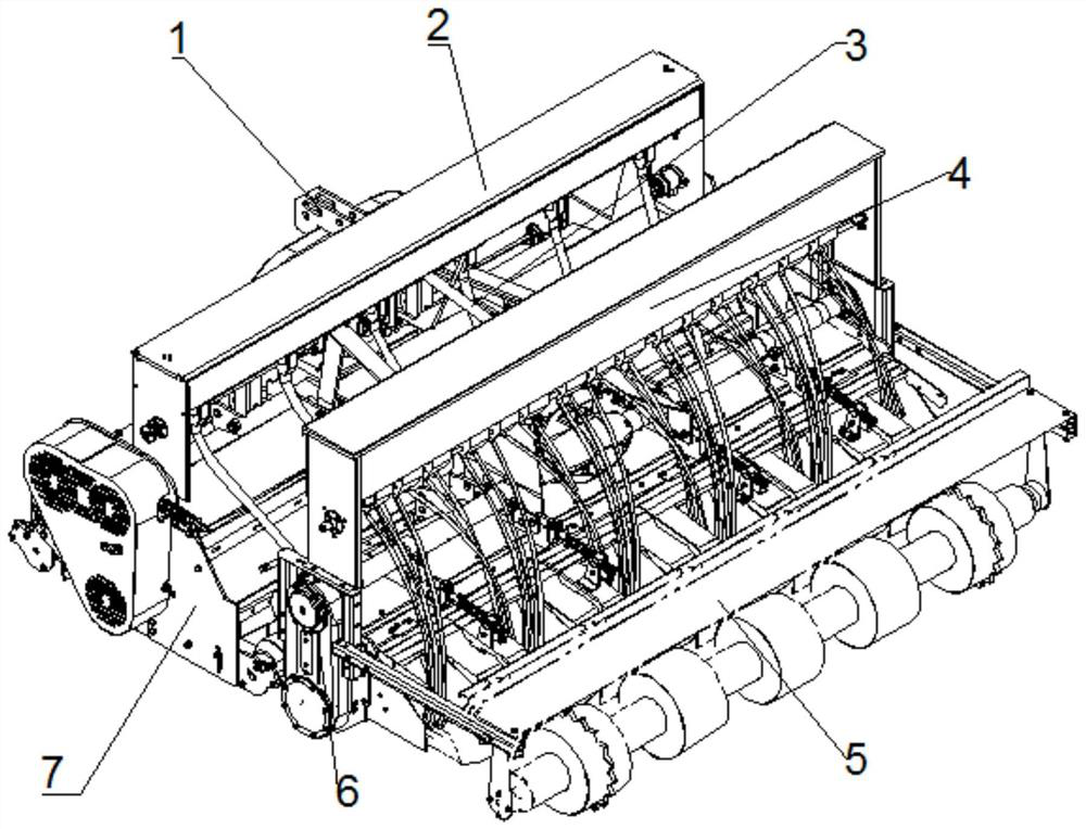 Soil Throwing Device and Planter after Sowing Wide Seed Belt