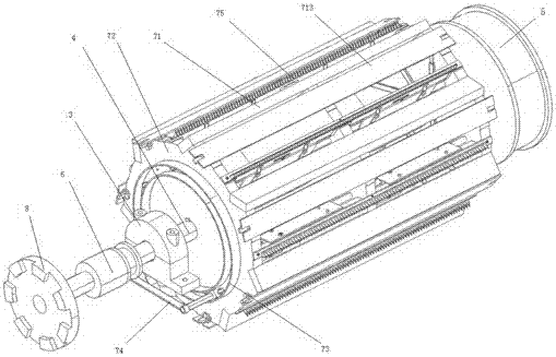 Cotton cutting roller for fully automatic cotton cutting machine