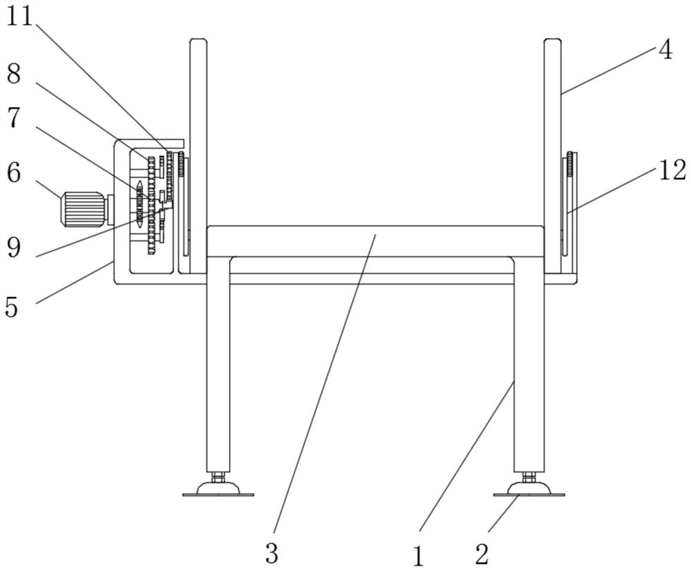 Square bottle body coating type labeling mechanism capable of automatically feeding and quantitatively cutting