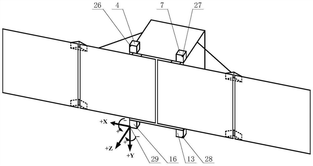 Method for quickly and accurately adjusting the array plane attitude precision of multi-plate planar antenna