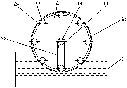 Rotating disk type automobile stepped shaft storage device