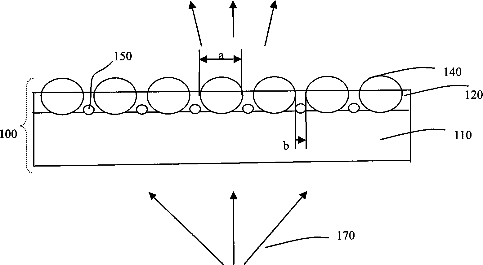 Optical diffusion thin film and LCD device using the optical diffusion thin film