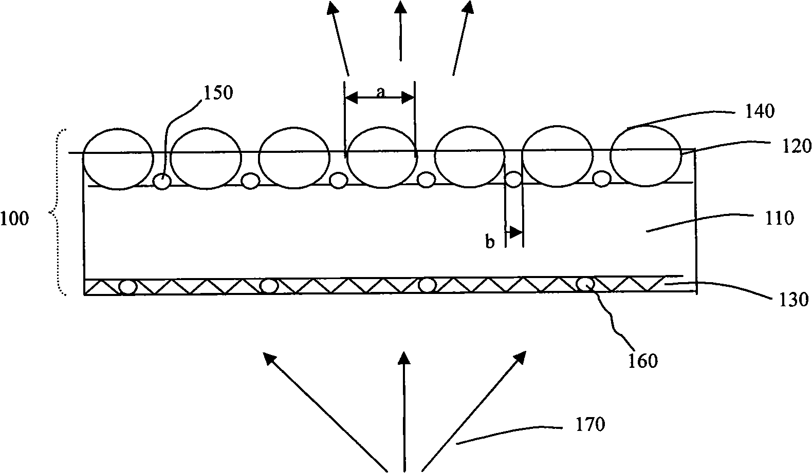 Optical diffusion thin film and LCD device using the optical diffusion thin film