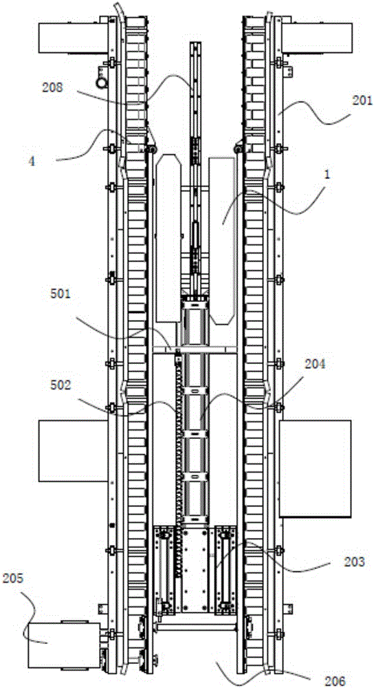 A loading and unloading mechanism