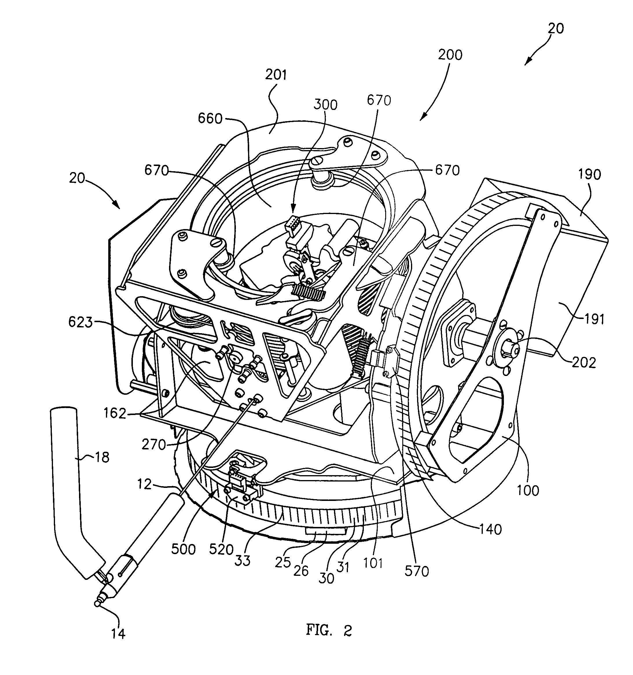 Measuring device with extensible cord and method