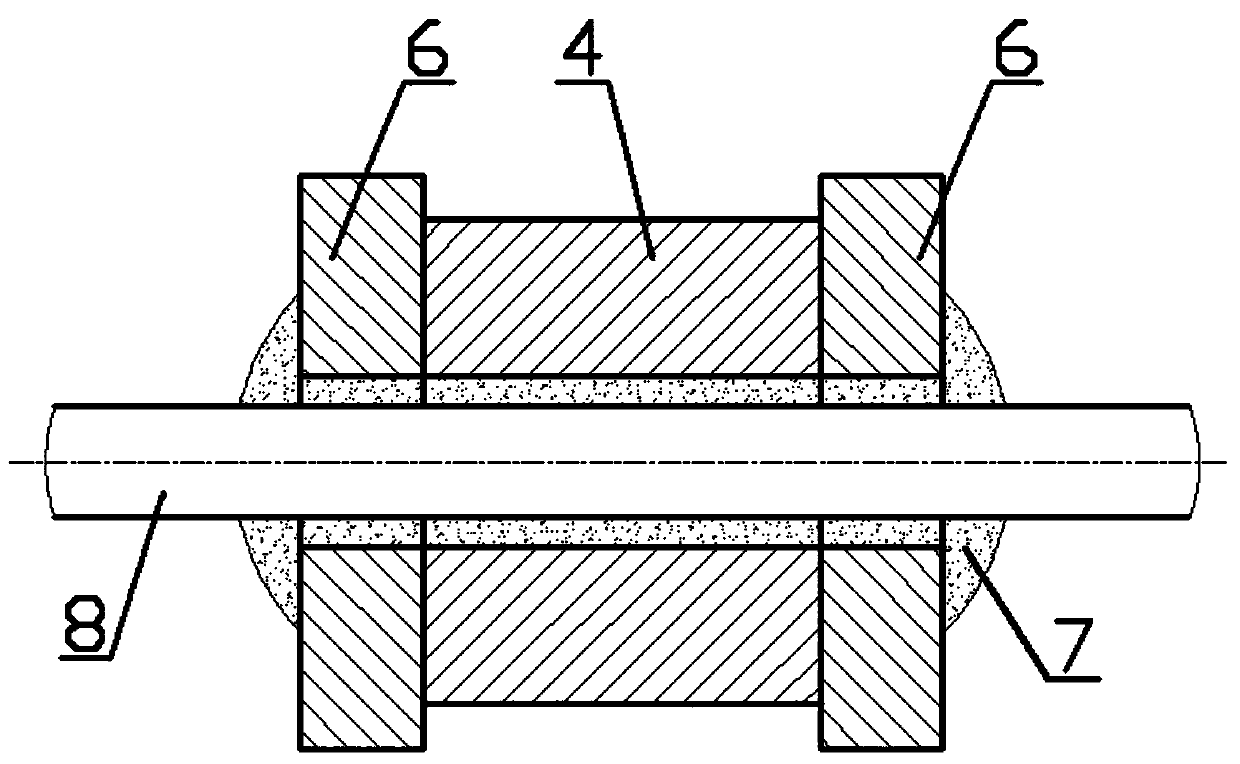 Withstand voltage testing device for underground cable laying