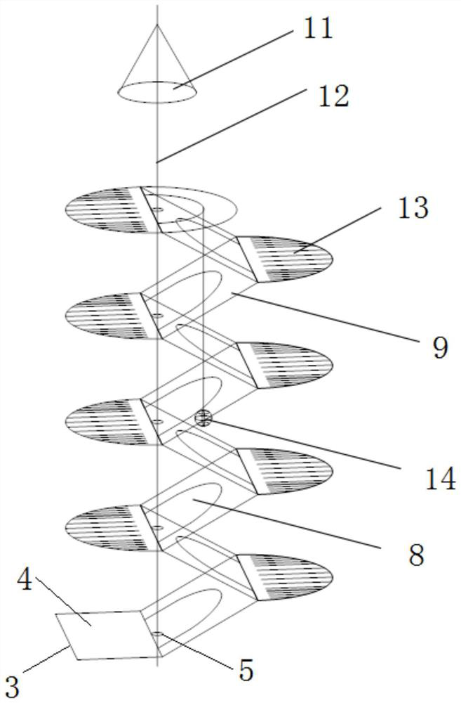 Shrimp nest structure, freshwater shrimp breeding method and application