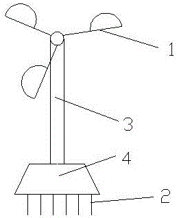 Anti-freezing anemograph