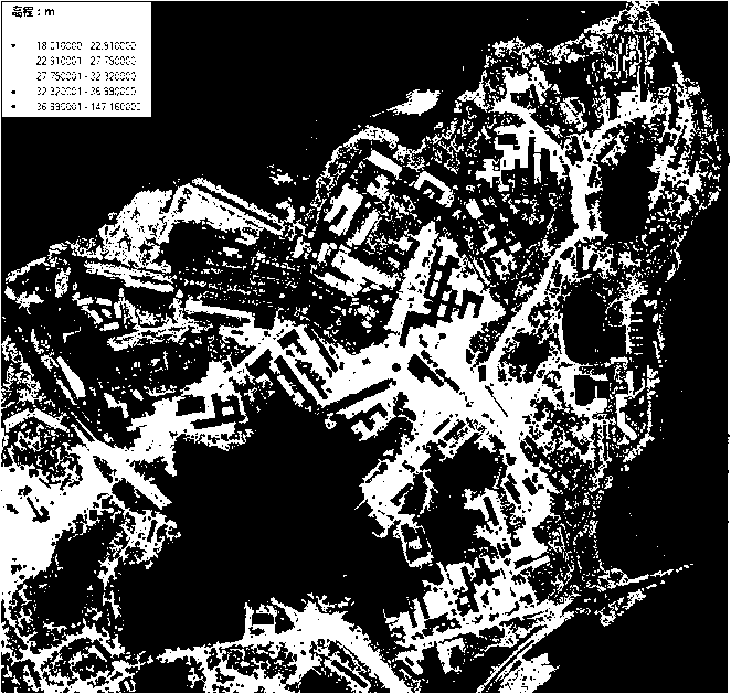 Building area extraction method based on LiDAR data