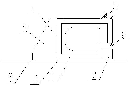 Lightweight beam of numerical control laser cutting machine