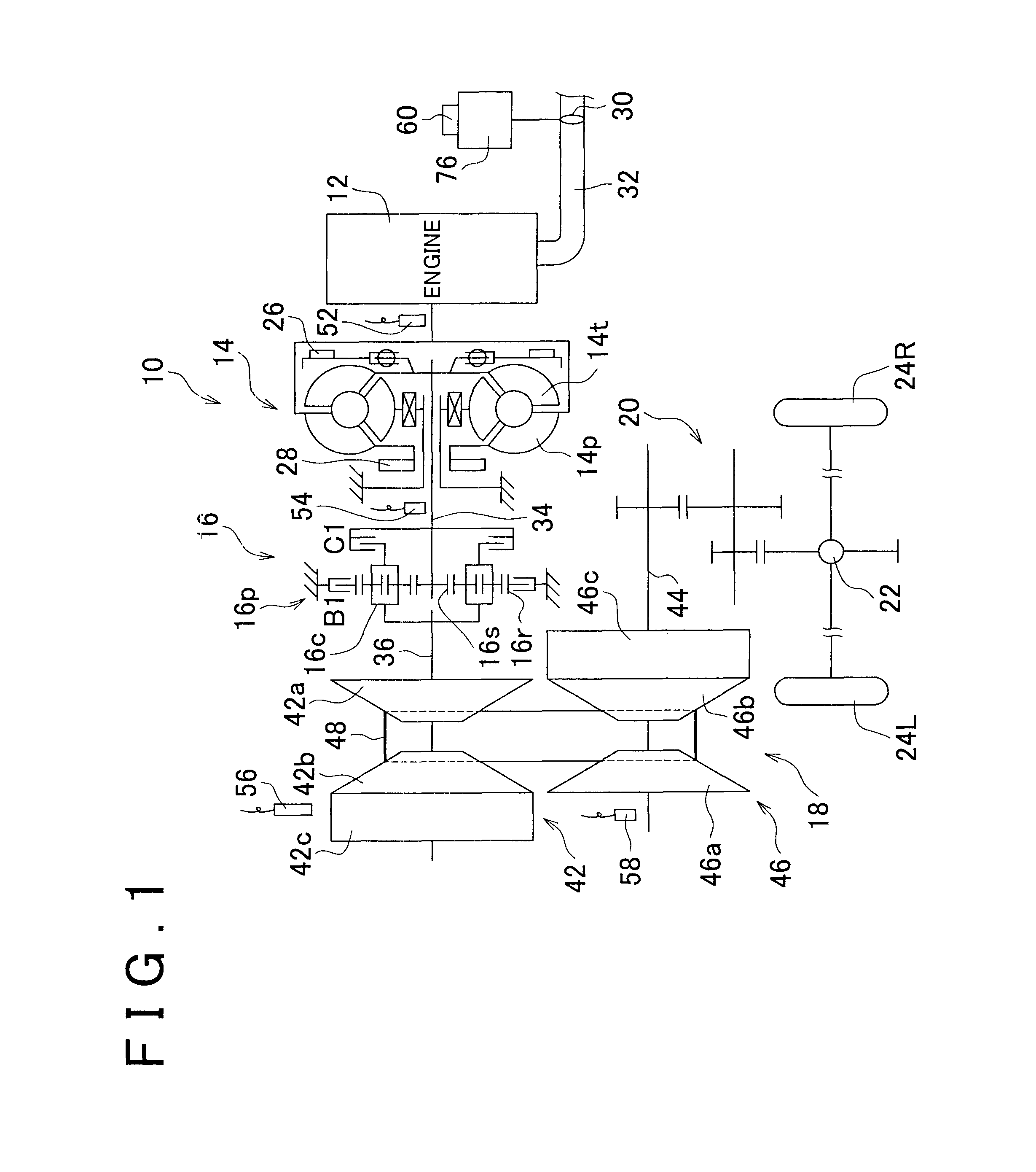 Control apparatus for vehicular power transmitting apparatus