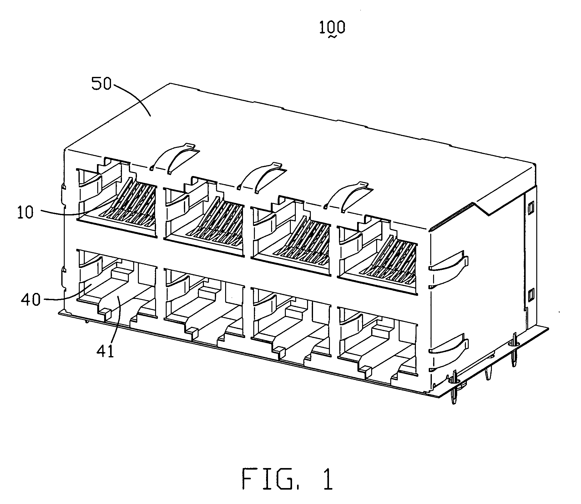 Electrical connector configured by wafer having coupling lead-frame and method for making the same