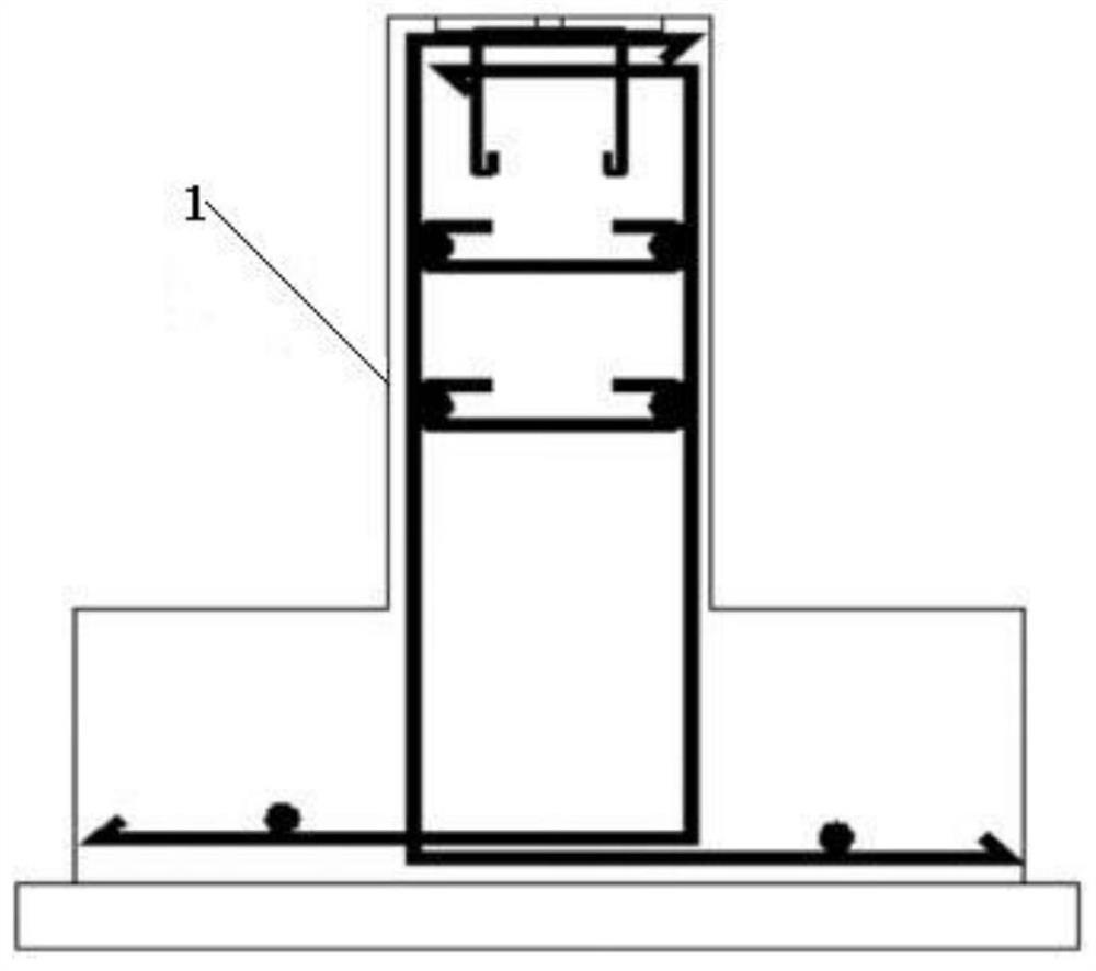 Steel structure beam type sliding staircase and its construction method