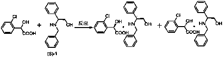 Preparation method of novel chiral resolving agent and (R)-chloromandelic acid