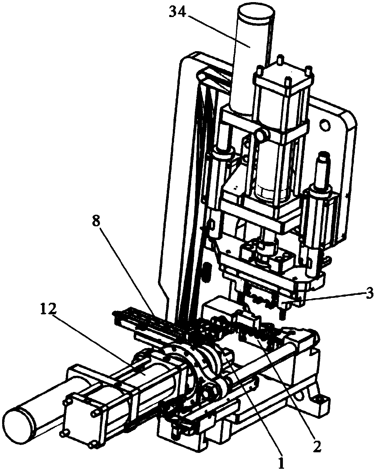 Pipe end riveting and assembling equipment