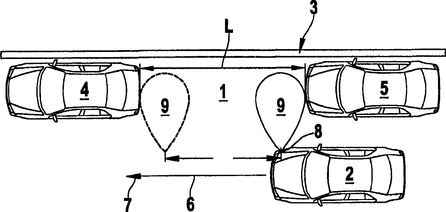 Method for assisting with the parking of a vehicle