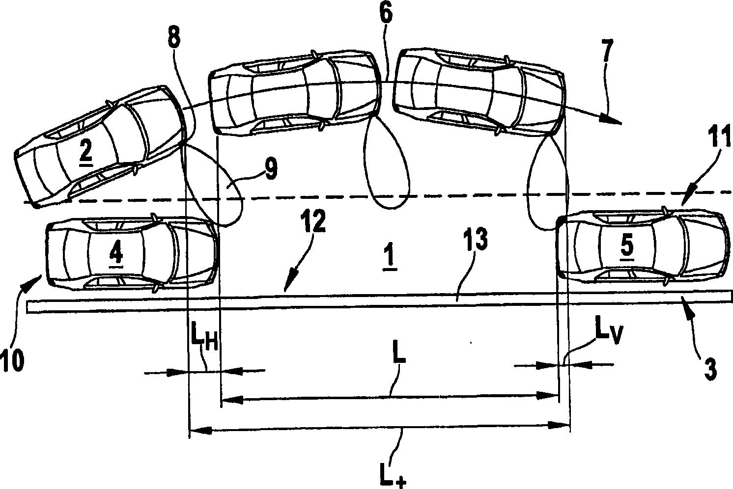 Method for assisting with the parking of a vehicle